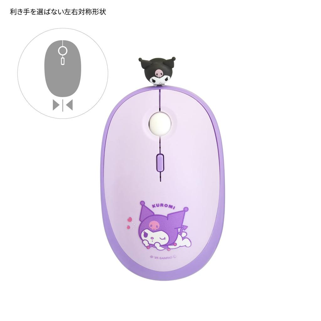 Gourmandise Bluetooth-мышь с персонажами Sanrio Kuromi SANG-558KU