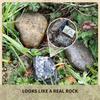 Creative Simulation Hide Keys In Stone Safety Storage Box Outdoor Garden Hidden Fake Rock Shape For Home RV Spare Key Safe
