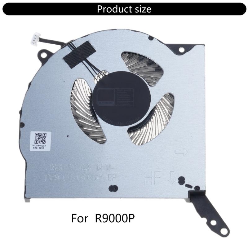 CPU GPU Fan Laptops Cooling Fan DC12V 4Pin 4wires Coolers Fan for Legion Y9000P IRX8 R9000P ARX8 2023 Laptops Part