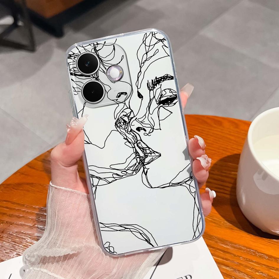 Чехол для телефона Oppo A 5 A 5 Pro 5G Красивый узор с карпами Прозрачный Тонкий Силиконовый ТПУ Премиум Защитный Чехол для OppoA5 A5Pro Funda