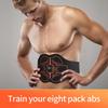 10 режимов умный электрический EMS ABS тренажер для мышц живота, рук, бедер вибрационный ABS стимулятор тренажер для тренировок