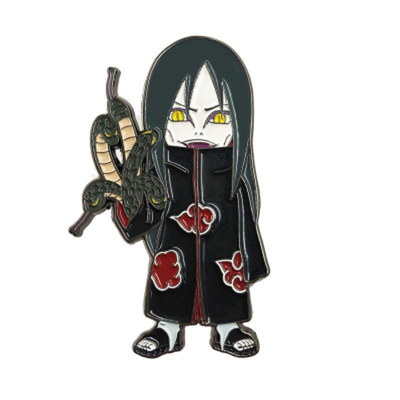 Брошь в стиле аниме Наруто Акацуки Дейдара Учиха Итачи брошь мультфильм металлический значок украшение для сумки