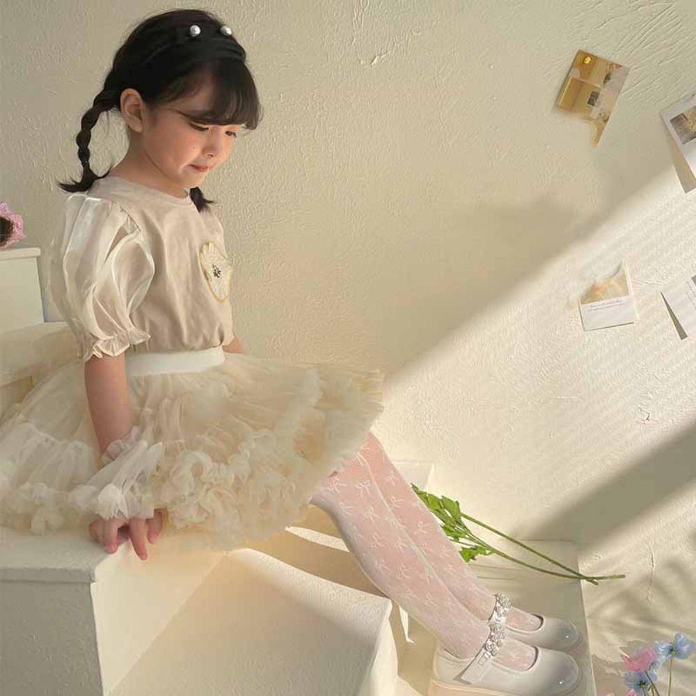 Summer Lace Stockings Bow Thin Leggings New Children Pantyhose  Baby