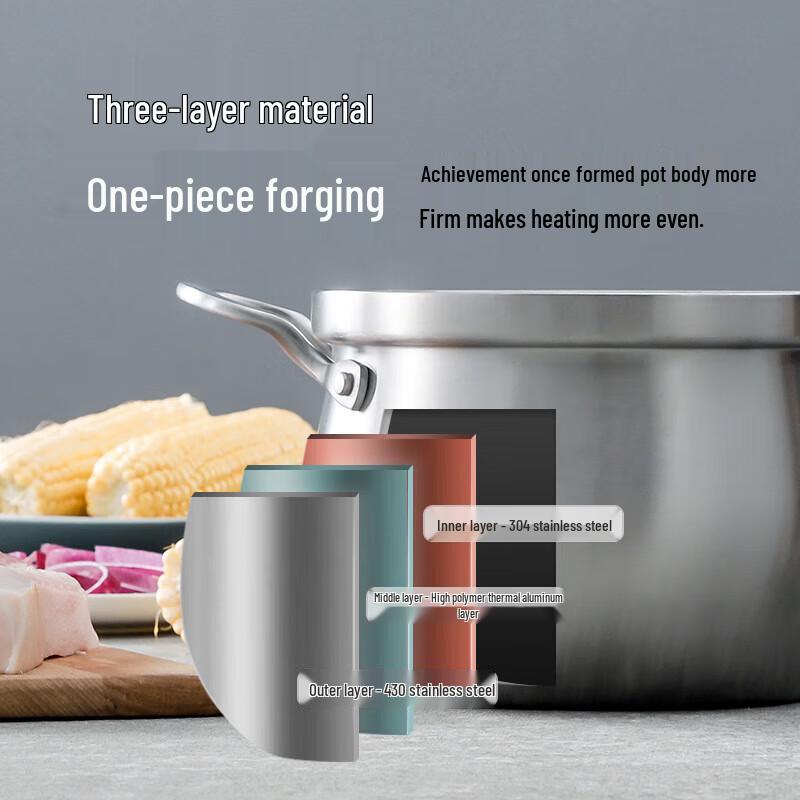 304 Stainless Steel Multi-Purpose Stockpot
