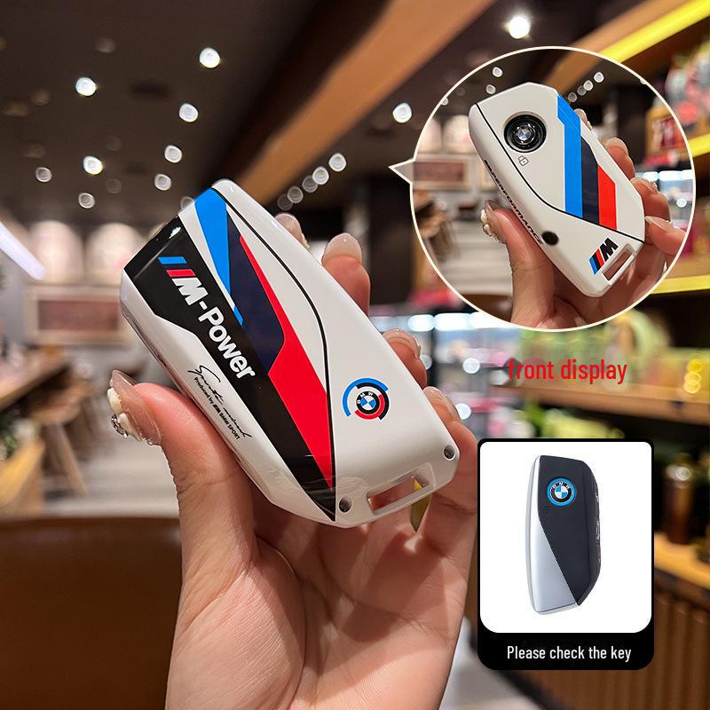 Чехол для ключа BMW 5 серии и 7 серии 2024 года - Подходит для 530Li, X1, X1L, X5L, i5, X7, X6, iX1
