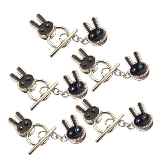 5 шт. Пуговицы-цепочки, застежки для кардигана, не требующие шитья, съемные декоративные пуговицы для свитеров, кардиганов, шалей