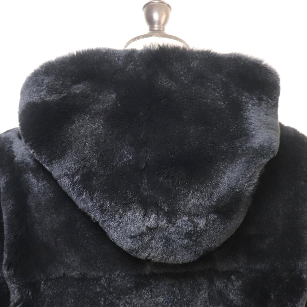 Женское пальто с капюшоном из натурального меха кролика Рекс, натуральная толстая куртка из меха кролика Рекс, женская теплая куртка из 100% натурального меха кролика Рекс