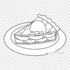 Apple Pie Clip Art Black White Pie Iron On Heat Transfer Printing Vinyl Patches Sticker for Clothes DIY Appliques Washable Patches