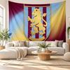 Aston Villa Football Wall Tapestry, Soft Fabric Wall Hanging, Decorative Backdrop For Bedroom Home Wall Art