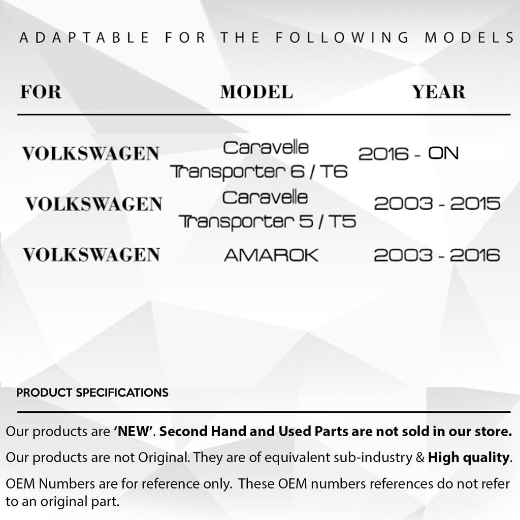Для VW T5 T6 Transporter Caravelle под зеркалом, пластиковый левый правый