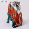 High-quality Luxurious Silk Scarves Headband Scarfs Neck Scarf For Women Chain Silk Scarf Women's Decorative Shawl