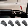 4 шт. задний бампер, универсальный аксессуар для губ, плавник акулы, дизайн автомобиля, модифицированный стиль