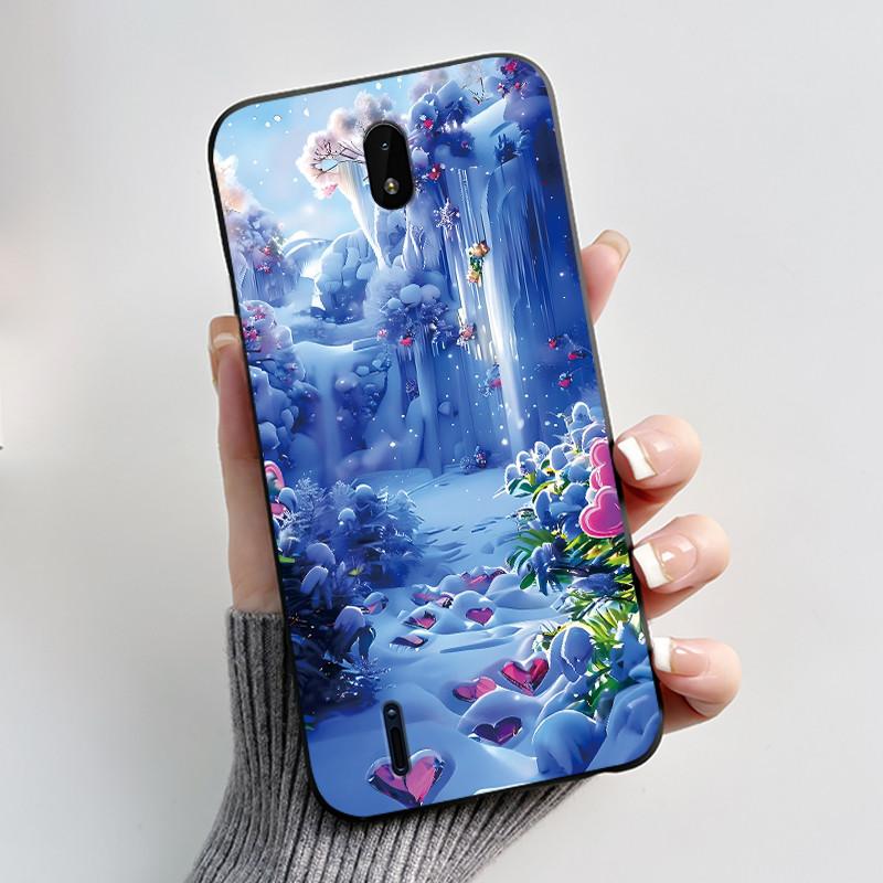 Чехол для Nokia C01 Plus TA-1383 TA-1387 C1 2-го издания Чехол Эстетичный Модный Милый Кот Мягкий Силикон ТПУ Ударопрочный Задняя Крышка
