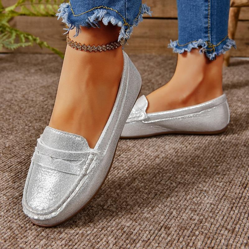 Flat-bottomed Doudou Shoes Spring New Four-season Light Casual Shoes Fashion Lazy One-pedal Women's Shoes Round Head Women's Single Shoes