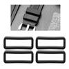 4pcs Replacement Silicone Watch Belt Safety Buckle Wristwatch Accessory for SWATCH (18mm)