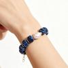 Chunky Beads Resin Bracelet Pearl Accent Handmade Jewelry Statement Beaded Bracelets  For Women