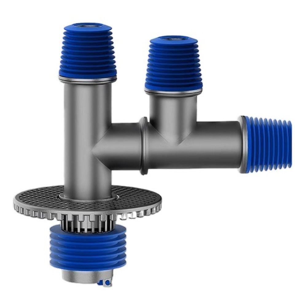 Tee Joint Sink Elbow Pipe Connector Universal Sealing Ring Adapter Sewer Connector  Kitchen