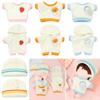 For 20cm Suit Children's Toy Conjoined Garment Mini Wear Doll's Clothing Cotton Doll Clothes