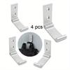 4pcs Folding Coat Hanger Foldable Hook Foldable Wall Mount Folding Hook Rack Aluminum Alloy Clothes Hooks Modern Towel Hook