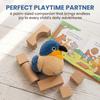 Fluffy Material Lifelike Bird Plush Soft Texture Stuffed Bird Doll Bird Plush Toy  Birthday Gift