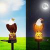 1PC Solar Lawn Light Outdoor Decoration Garden Light Garden Atmosphere Landscape Light Resin Creative Eagle Light Ground Plug Light