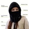 Unisex Insulated Balaclava Mask, Hood and Neckband Ski Mask Head Caps, for Cold Weather Running, Cycling and Outdoor Activities