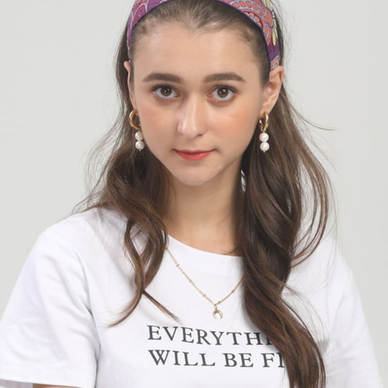 LALA Импортная этническая повязка для волос P-L/ФИОЛЕТОВЫЙ