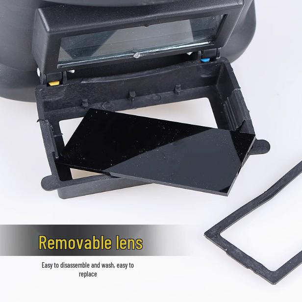 Наголовной сварочный щиток с двойной защитой