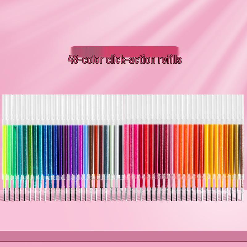 Luminous Glitter Gel Pen - Color-Changing Crystal Sand Effect for Journaling & Drawing.