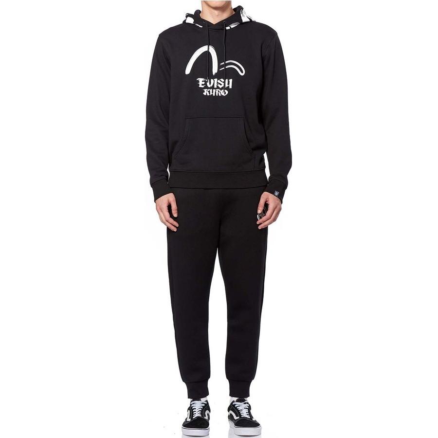 EVISU Casual Pants Standard Men's Black 1EAADM9SP333XX