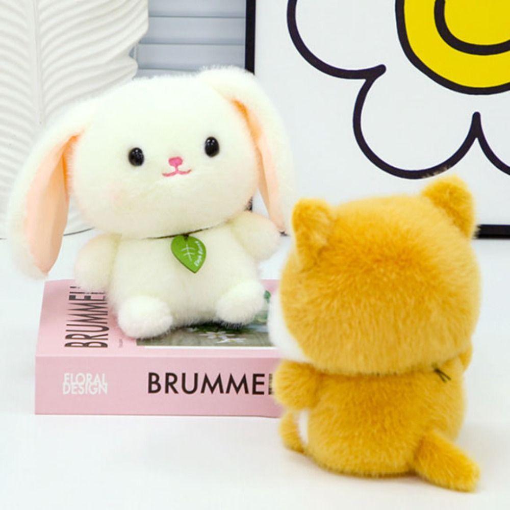 Pig Little Rabbit Plush Toy Corgi Plush Rabbit Doll Desktop Decoration Panda Plush Doll Boys Girls