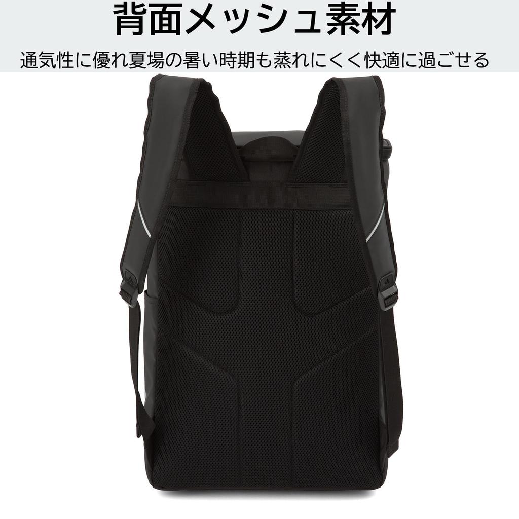 Adidas 30L Black and H x W x Large Fits B4 Size and Suitable for Junior and Senior High School Size H48 x W32 x D19cm Men's Backpack, No. 68571,