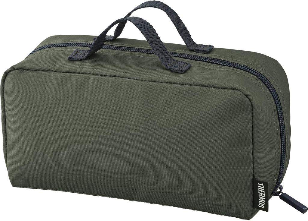 Термос с вакуумной изоляцией для супа и обеда 800 мл хаки KKI JEA-801