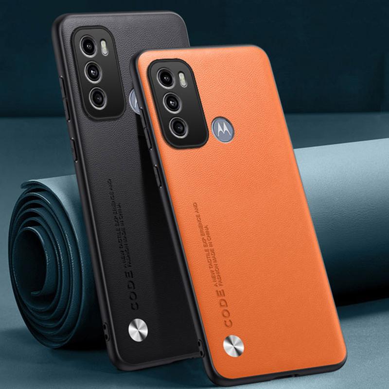 Чехол для Motorola Moto G60 Роскошный чехол для телефона из ПУ кожи для Motorola G60 MotoG60 Задняя крышка Силиконовый Ударопрочный Полная защита