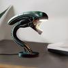 Alien Creature Light Holder Resin Alien Statue Light Stand Desktop Decoration Lamp Holder Gift for Alien Lovers