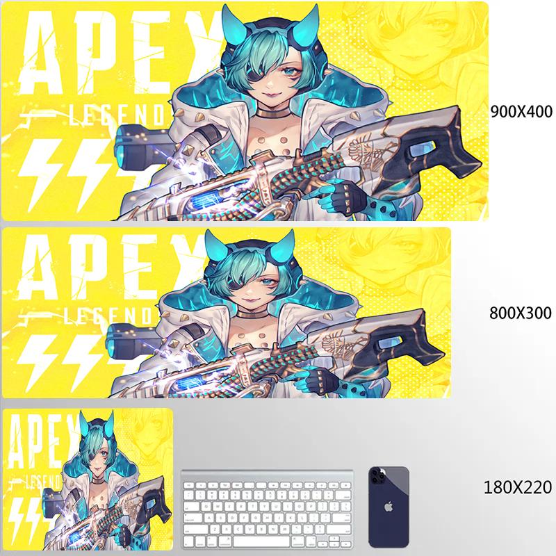 Cheap Apex Legends Mouse Pad Custom New XXL Gaming MousePads Gamer Desk Mats Antislip Carpet Mouse Mat Decorate the bedroom PC