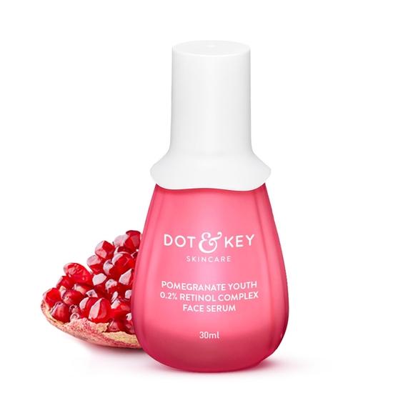 Dot & Key 0.2% Retinol Complex Face Serum with Niacinamide | Multi-Peptides & Hyaluronic Acid| Reduces Fine Lines & Wrinklees | 30ml