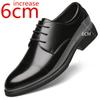 Height Increasing Shoes Men Taller Elevator Shoes 6CM Invisible Insole for Daily Men's Heighten Increased Wedding Shoes Man