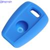 Силиконовый чехол для автомобильного ключа jingyuqin для Fiat Punto Doblo Bravo 1 кнопка корпус чехол SIP22/GT15R лезвие стиль