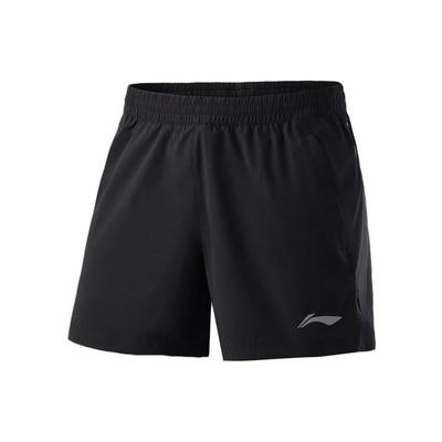 Li Ning Running Series светоотражающие быстросохнущие спортивные повседневные шорты мужские шорты черные AKSR175-1