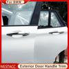 4 шт./компл., внешняя дверная ручка автомобиля, декоративная наклейка, отделка для BMW X1 F48 2016 2017 2018, стиль