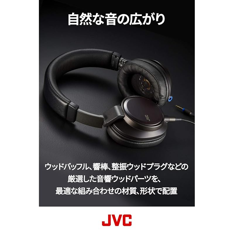 JVC Закрытые наушники CLASS-S Серия WOOD Совместимы с высоким разрешением HA-SW01