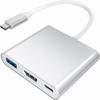 Smatorch USB Type C HDMI Адаптер Продвинутый USB-C хаб Type C на HDMI с 4K 100W PD Быстрой зарядкой Совместим с устройствами Pad и Phone 17 серии USB C