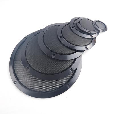 Черное кольцо решетки динамика Установка звукового сигнала автомобиля Декоративное кольцо Декоративная сетка сабвуфера