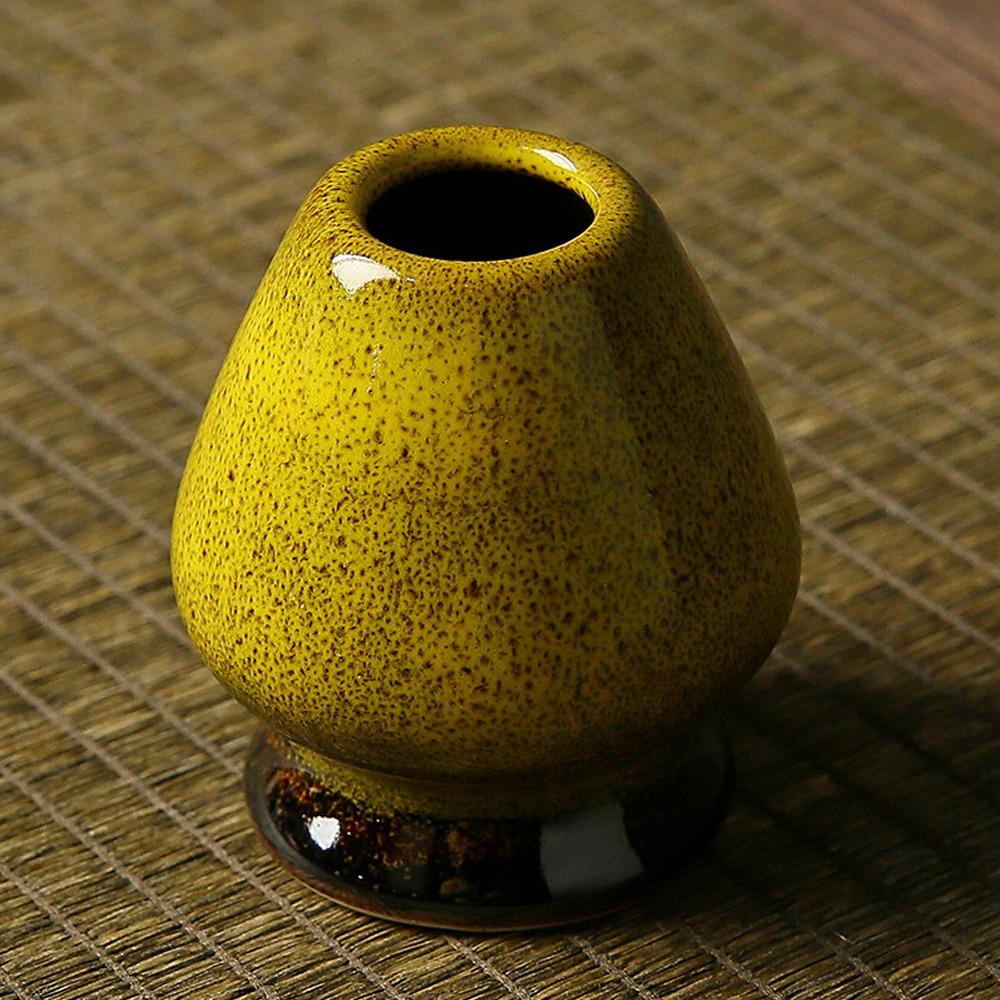 Подставка для венчика для чая Матча Керамическая бамбуковая подставка для чая Матча Часен для чайного сервиза Аксессуары