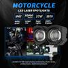 1/2 шт. Универсальная светодиодная противотуманная фара для мотоцикла 20 Вт 6000 лм, фары дальнего света для Cafe Racer, вспомогательная фара-прожектор