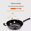 SUPOR 32cm True Non-Rust Cast Iron Wok