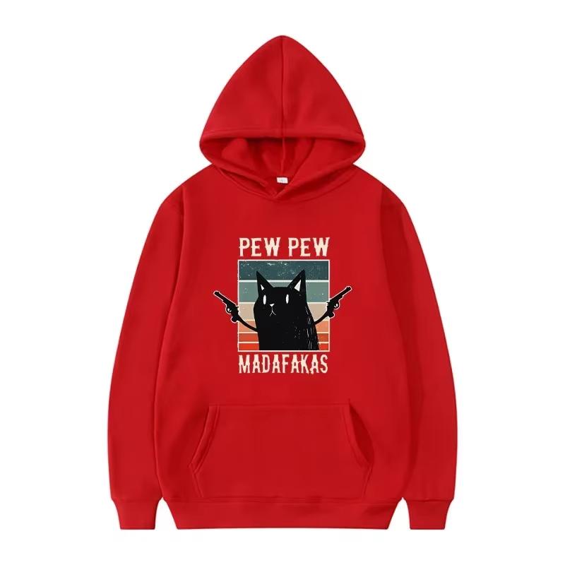 Unisex Autumn & Winter Hooded Sweatshirt: New Printed Design, Loose & Slim-Fit Hooded Style, Windproof Hood WY0321