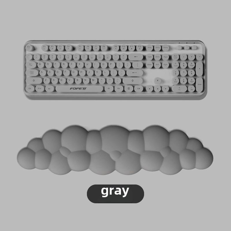 Горячая Распродажа Однотонная Цветная Пеноматериала с Эффектом Памяти Клавиатура Поддержка Запястья Для Набора Настольных Текстов