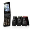 Yeemi M1 + раскладной телефон с двумя экранами, 2,8-дюймовый экран, 1800 мАч, большая кнопка, большой динамик, фонарик, две SIM-карты, кнопочный телефон 4G